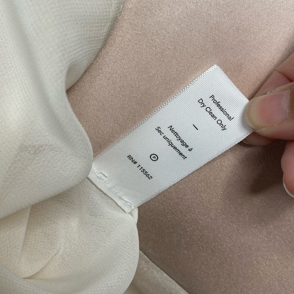 NWOT Elizabeth & James Racerback Silk Top XS - Picture 6 of 7